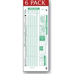 Green Scantron 6 pack