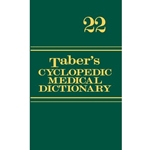 TABER'S CYCLOPEDIC MEDICAL DICTIONARY, INDEXED W/DVD