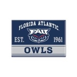 FAU OWLS METAL MAGNET 2.5" X 3.5"