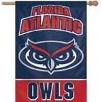 FLORIDA ATLANTIC VERTICAL FLAG 28" X 40"