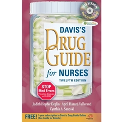 DAVIS'S DRUG GUIDE FOR NURSES- W/CD