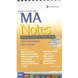 MA NOTES:MEDICAL ASST.POCKET GUIDE