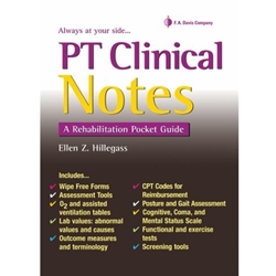 PT CLINICAL NOTES:REHAB.POCKET GUIDE