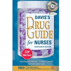 DAVIS'S DRUG GUIDE FOR NURSES