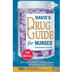 DAVIS'S DRUG GUIDE FOR NURSES (W/ BIND-IN ACCESS CODE)