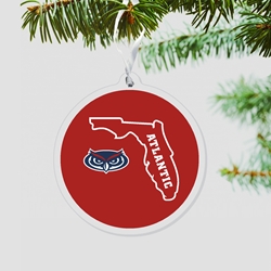 FAU ACRYLIC ORNAMENT