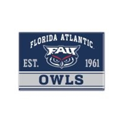 FAU OWLS METAL MAGNET 2.5" X 3.5"