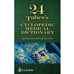 TABER'S CYCLOPEDIC MEDICAL DICTIONARY, INDEXED - WITH ACCESS